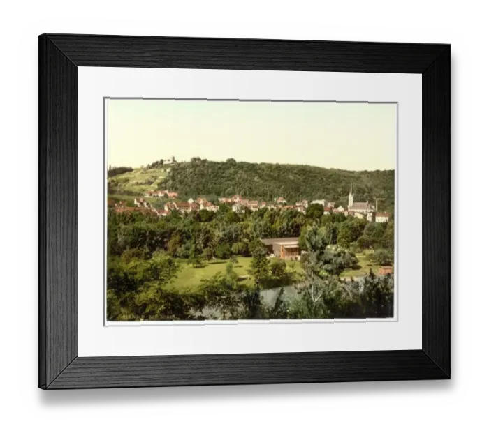 Framed Print : Kosen-les-Bains (i. e, Bad Kosen), Thuringia, Germany Framed Print : Kosen-les-Bains (i. e, Bad Kosen), Thuringia, Germany