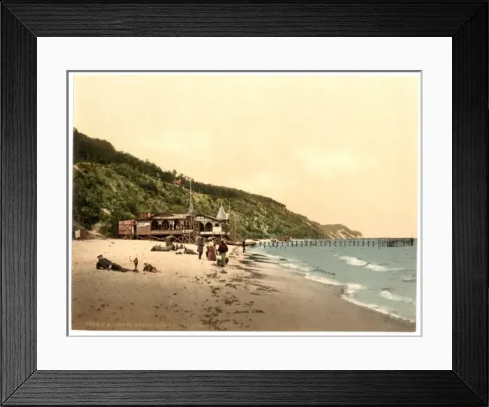 Framed Print : Sellin, view of the beach, Isle of Rugen, Germany Framed Print : Sellin, view of the beach, Isle of Rugen, Germany