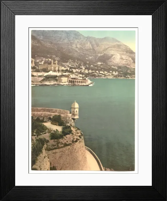 Framed Print : Monte Carlo, from Fort Antoine, Monaco (Riviera) Framed Print : Monte Carlo, from Fort Antoine, Monaco (Riviera)