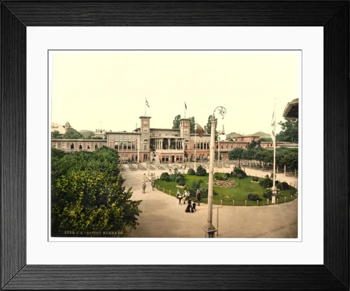 Framed Print : Kurhaus, Zoppot, East Prussia, Germany (i. e. Sopot, Poland) Framed Print : Kurhaus, Zoppot, East Prussia, Germany (i. e. Sopot, Poland)