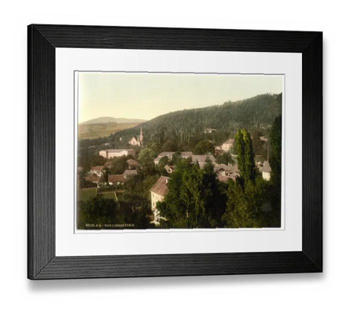 Framed Print : Bath of Liebenstein (i. e. Bad Liebenstein), Thuringia, Germ Framed Print : Bath of Liebenstein (i. e. Bad Liebenstein), Thuringia, Germ