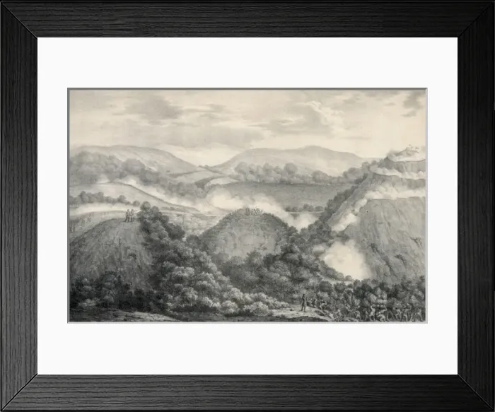 Framed Print : View of Cerro Cordo with Gen. Twiggs division storming the m Framed Print : View of Cerro Cordo with Gen. Twiggs division storming the m