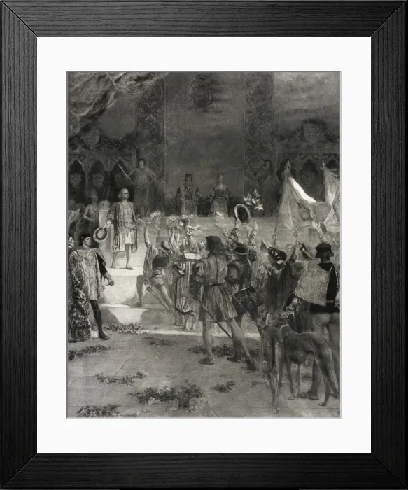 Framed Print : The triumph of Christopher Columbus Framed Print : The triumph of Christopher Columbus