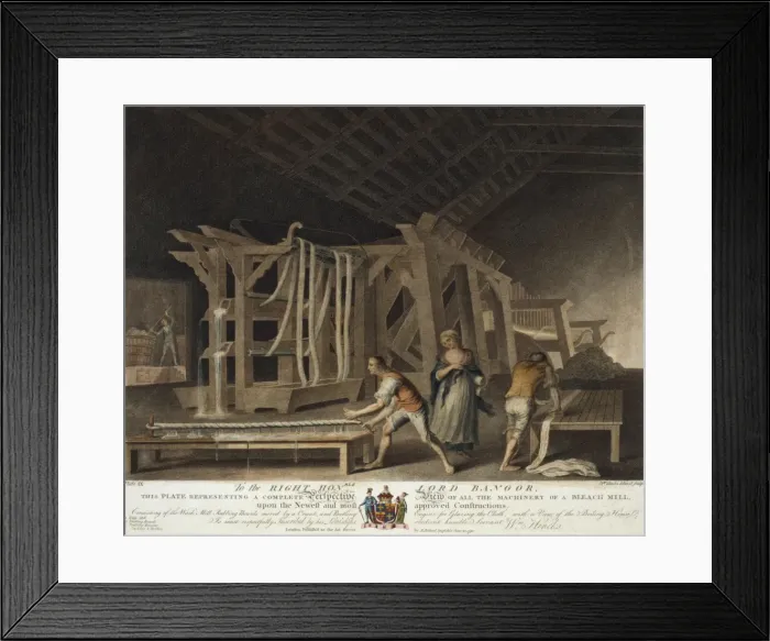 Framed Print : To the right hon ble Lord Bangor, this plate representing a Framed Print : To the right hon ble Lord Bangor, this plate representing a