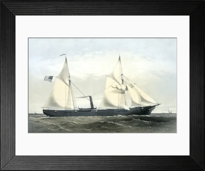 Framed Print : U. S. steam gun boat Chippewa Framed Print : U. S. steam gun boat Chippewa