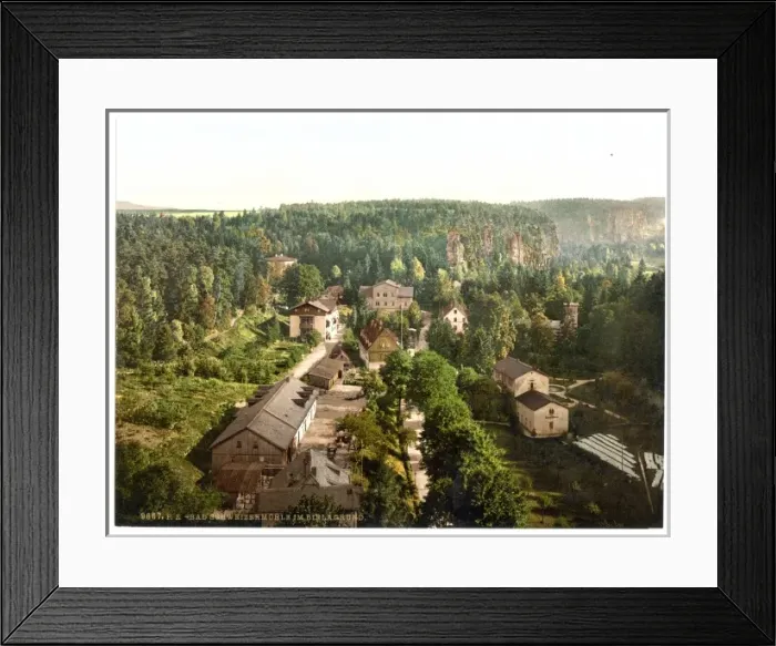 Framed Print : Bad Schweizermuhle, Saxony, Germany Framed Print : Bad Schweizermuhle, Saxony, Germany