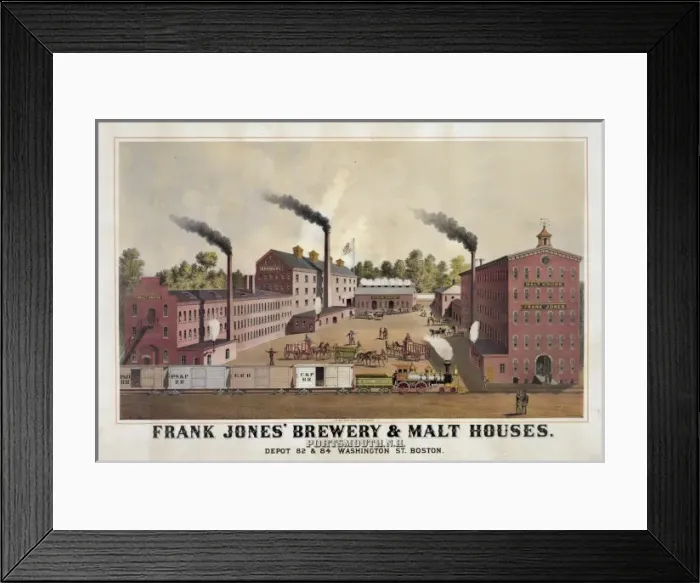 Framed Print : Frank Jones brewery & malt houses Framed Print : Frank Jones brewery & malt houses