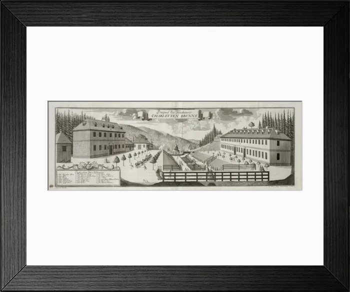 Framed Print : Prospect des tannhauser. Charlotten brunns Framed Print : Prospect des tannhauser. Charlotten brunns