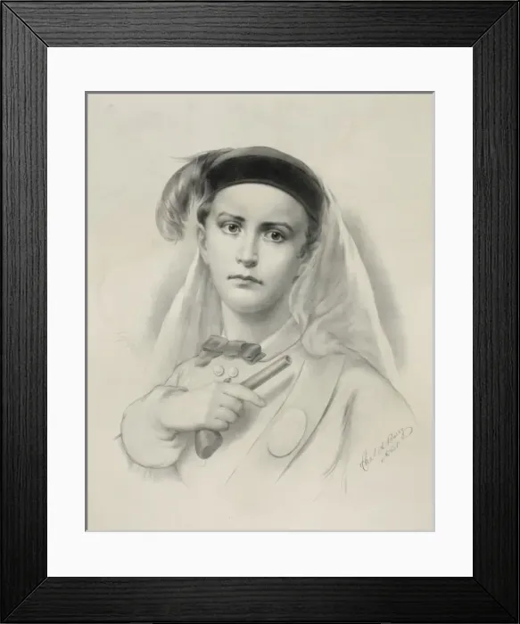 Framed Print : At the front