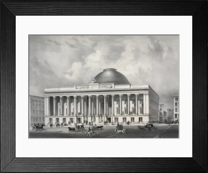 Framed Print : Merchants Exchange, New York Framed Print : Merchants Exchange, New York