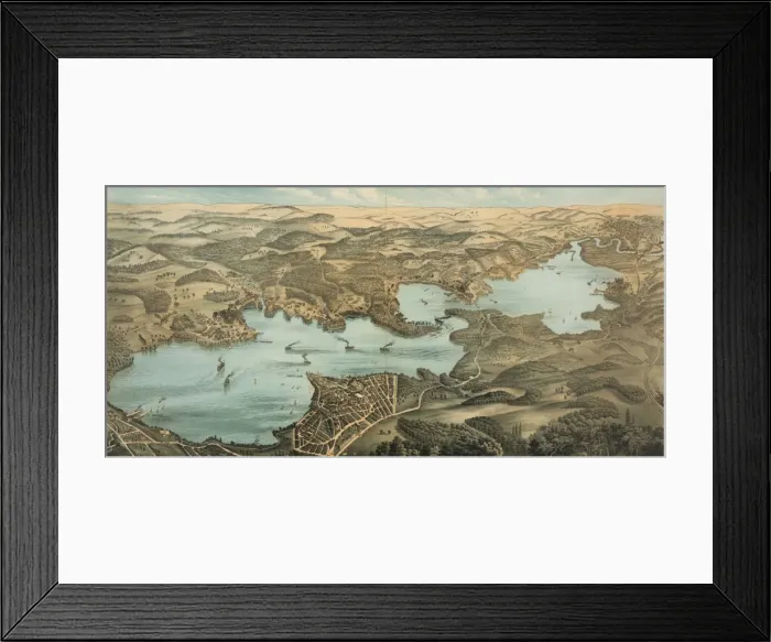Framed Print : Lake Chautauqua Framed Print : Lake Chautauqua