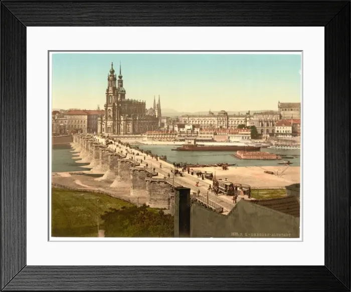 Framed Print : Altstadt, Dresden, Saxony, Germany Framed Print : Altstadt, Dresden, Saxony, Germany