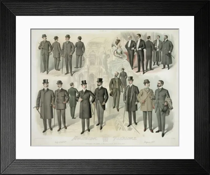 Framed Print : American fashions Framed Print : American fashions