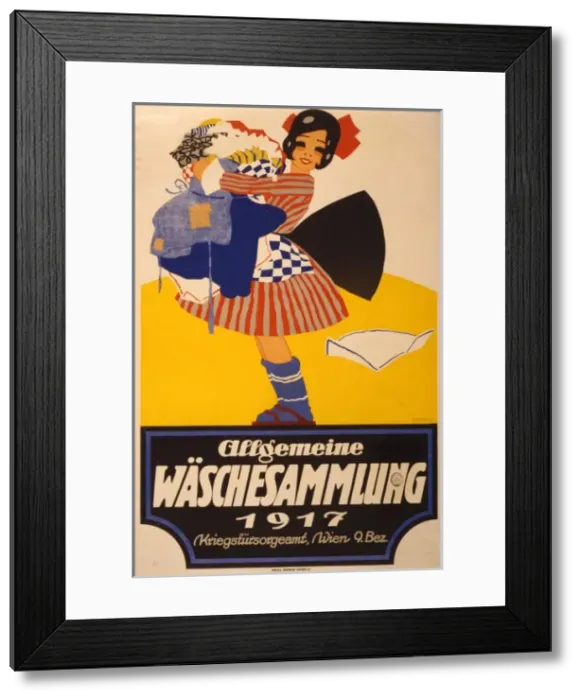 Framed Print : Allgemeine Waschesammlung 1917 Framed Print : Allgemeine Waschesammlung 1917