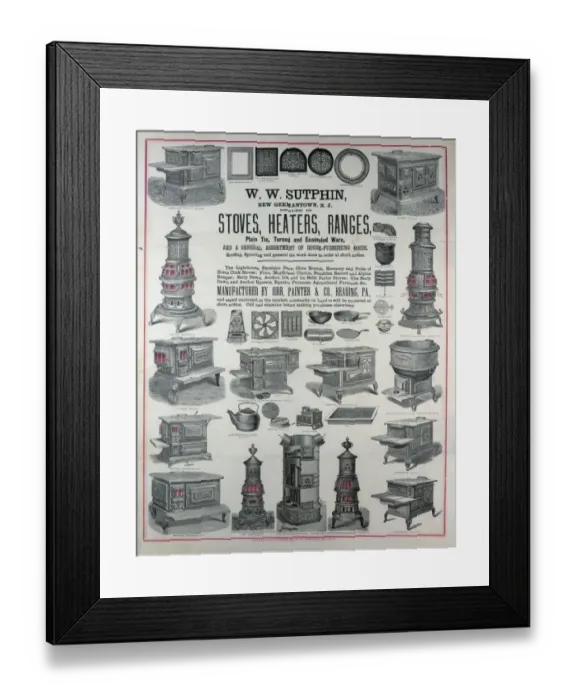 Framed Print : W. W. Sutphin, New Germantown, N. J Framed Print : W. W. Sutphin, New Germantown, N. J