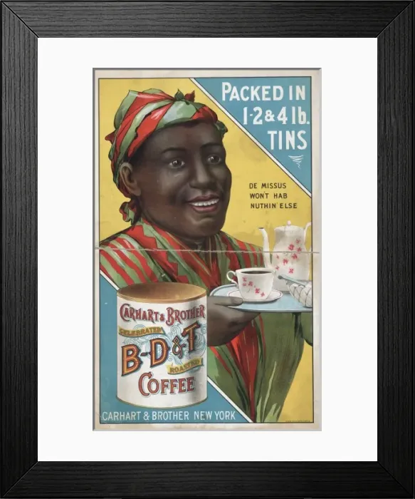 Framed Print : Carhart & Brother celebrated B-D & T roasted coffee Framed Print : Carhart & Brother celebrated B-D & T roasted coffee