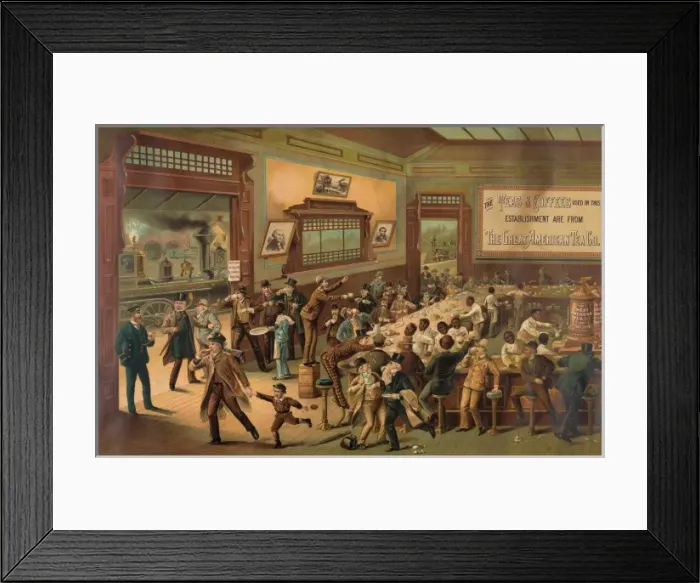 Framed Print : Ten minutes for refreshments