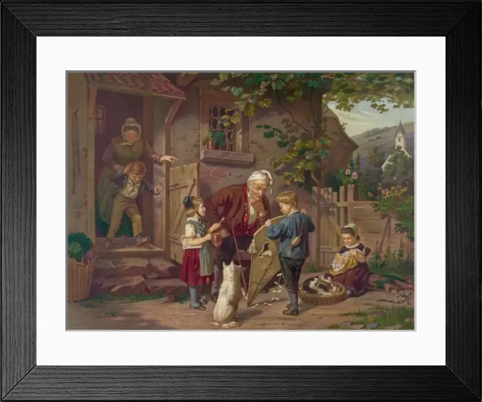 Framed Print : A consultation Framed Print : A consultation