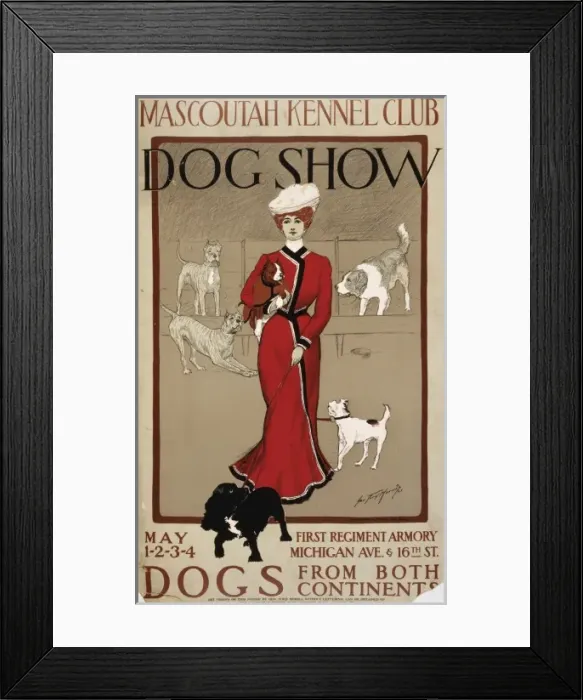 Framed Print : Mascoutah Kennel Club dog show. Dogs from both continents Framed Print : Mascoutah Kennel Club dog show. Dogs from both continents