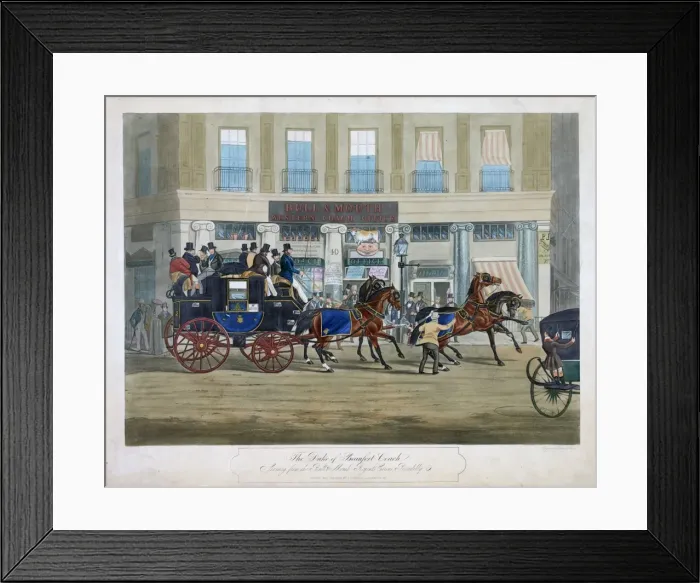 Framed Print : The Duke of Beaufort coach Framed Print : The Duke of Beaufort coach