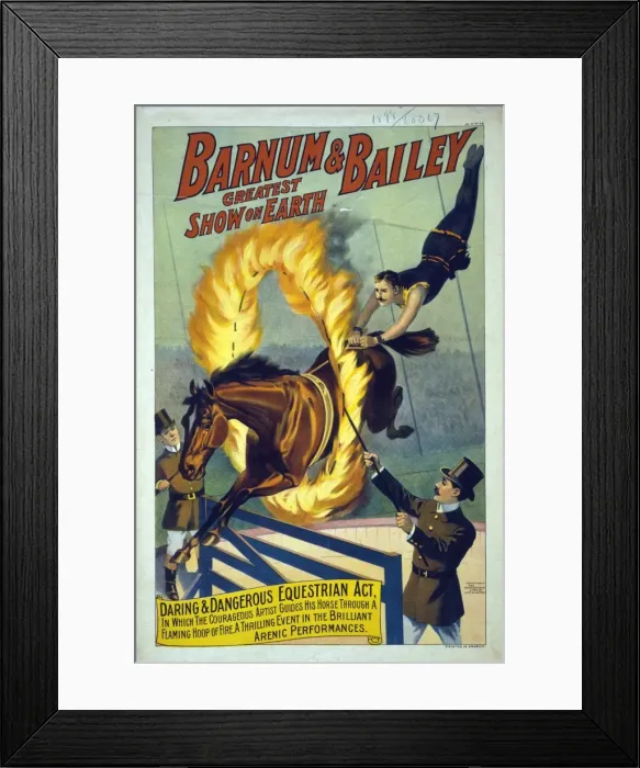 Framed Print : Barnum & Bailey greatest show on earth Framed Print : Barnum & Bailey greatest show on earth
