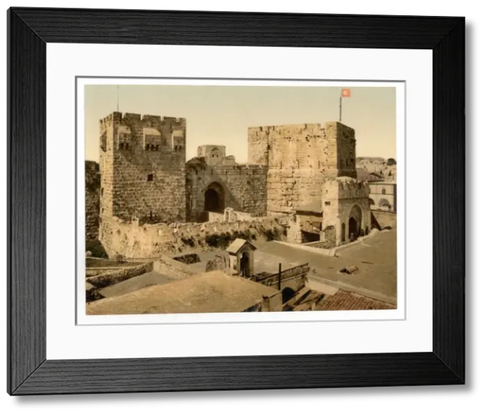 Framed Print : The towers of David and Hippicus, Jerusalem, Holy Land Framed Print : The towers of David and Hippicus, Jerusalem, Holy Land