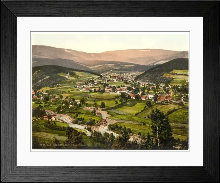 Framed Print : Krummhubel, Riesengebirge, Germany (i. e. Karpacz, Poland)