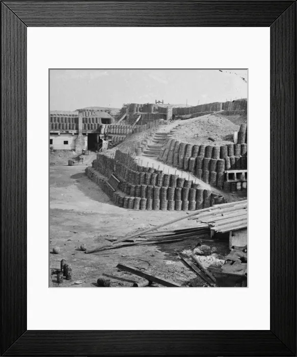 Framed Print : Charleston, South Carolina. Interior view of Fort Sumter Framed Print : Charleston, South Carolina. Interior view of Fort Sumter