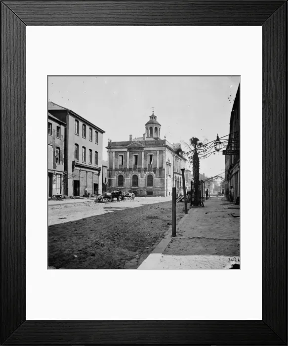 Framed Print : Charleston, SC The Post Office (old Exchange and Custom Hous Framed Print : Charleston, SC The Post Office (old Exchange and Custom Hous