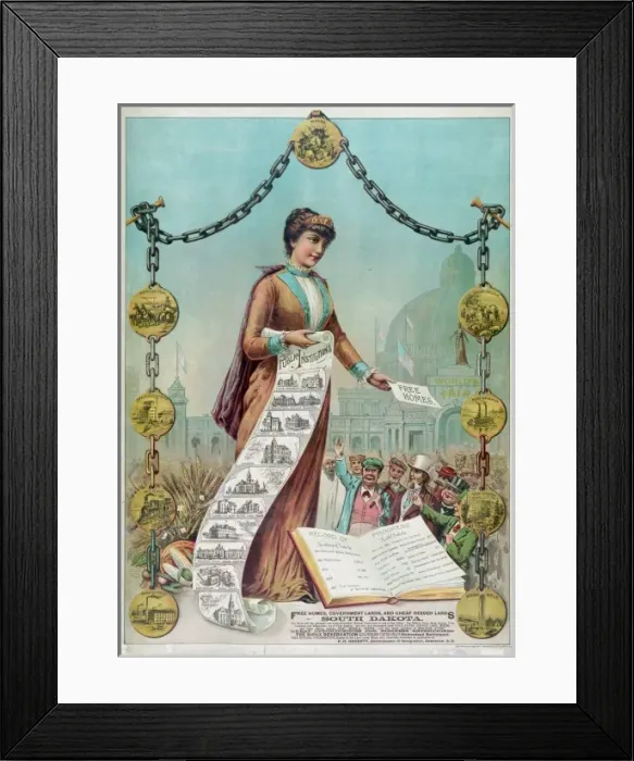 Framed Print : Free homes, government lands, and cheap deeded lands in Sout Framed Print : Free homes, government lands, and cheap deeded lands in Sout