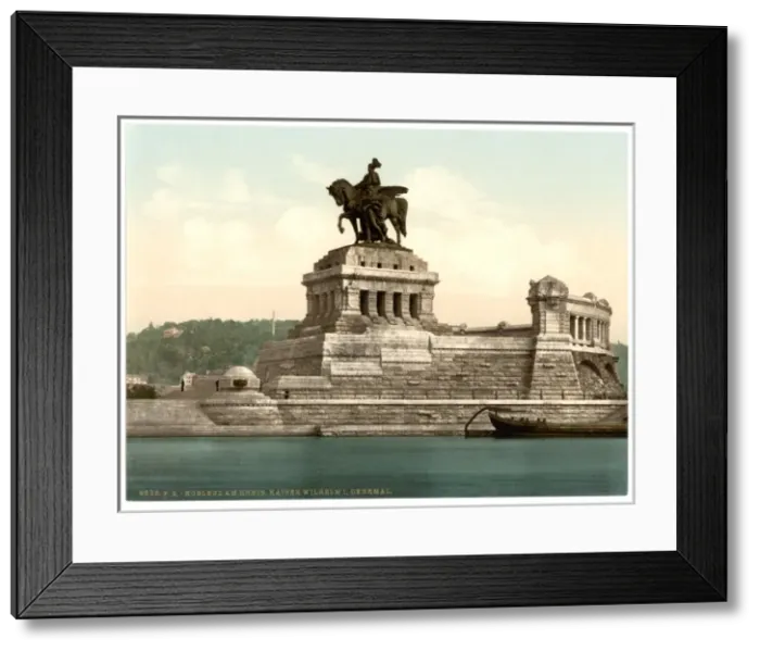 Framed Print : Emperor Williams Monument, Coblenz, the Rhine, Germany Framed Print : Emperor Williams Monument, Coblenz, the Rhine, Germany