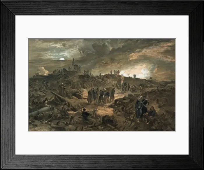 Framed Print : Interior of the Malakoff with the remains of the round tower Framed Print : Interior of the Malakoff with the remains of the round tower