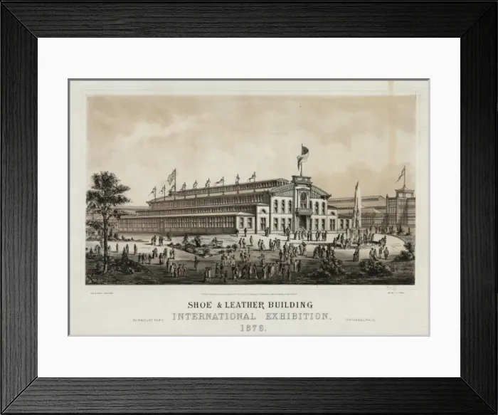 Framed Print : Shoe & leather building, international exhibition, Fairmont Framed Print : Shoe & leather building, international exhibition, Fairmont