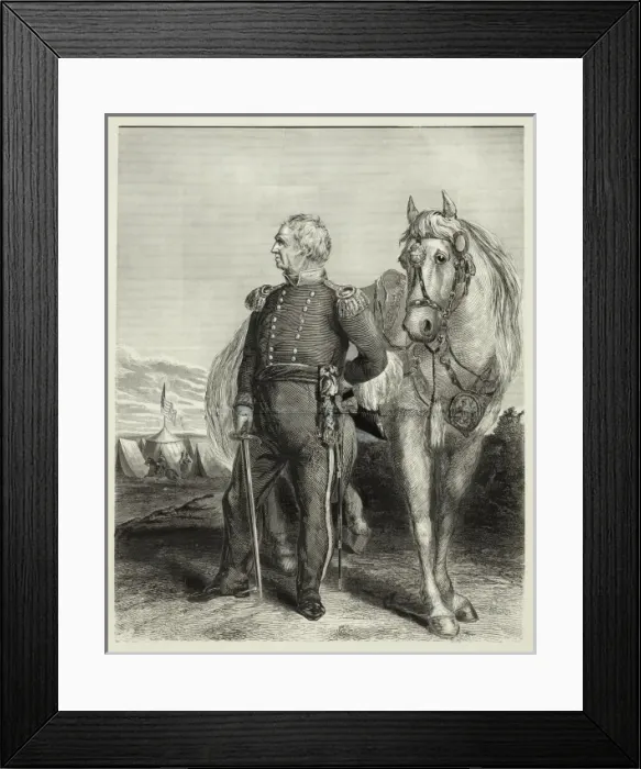 Framed Print : Major General Z. Taylor Framed Print : Major General Z. Taylor