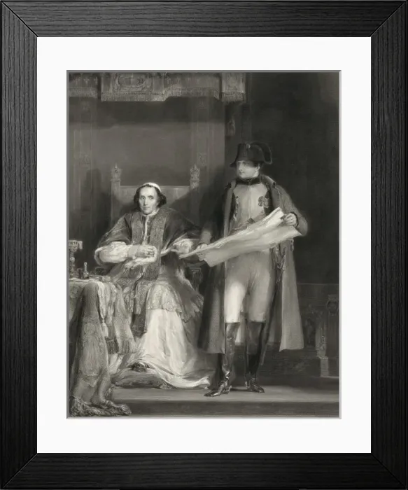 Framed Print : Clergyman and soldier Framed Print : Clergyman and soldier