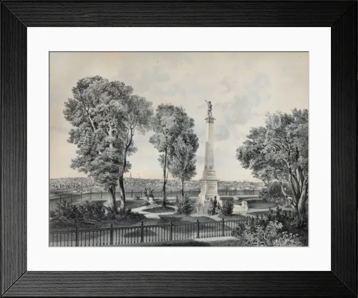 Framed Print : View of a monument erected in Milwaukee, Wisconsin, A. D. 18 Framed Print : View of a monument erected in Milwaukee, Wisconsin, A. D. 18