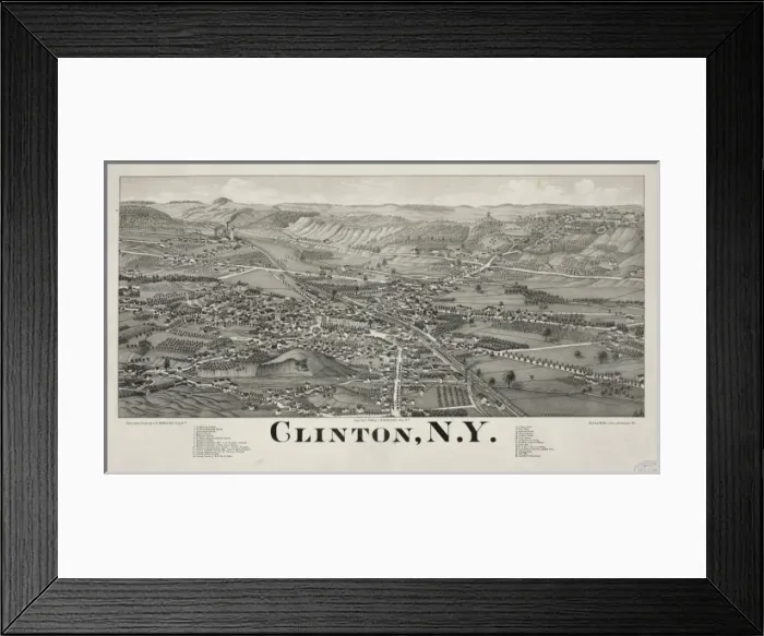 Framed Print : Clinton, N. Y Framed Print : Clinton, N. Y