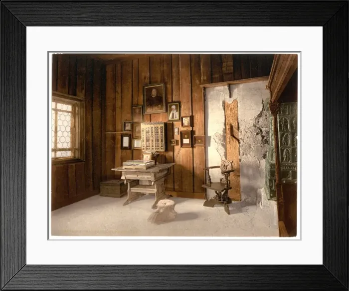 Framed Print : Luthers study, Wartburg, Thuringia, Germany Framed Print : Luthers study, Wartburg, Thuringia, Germany