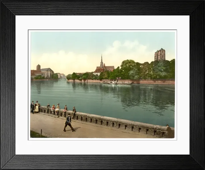 Framed Print : Breslau, from the hotel, Breslau, Silesia, Germany (i. e. Wr Framed Print : Breslau, from the hotel, Breslau, Silesia, Germany (i. e. Wr