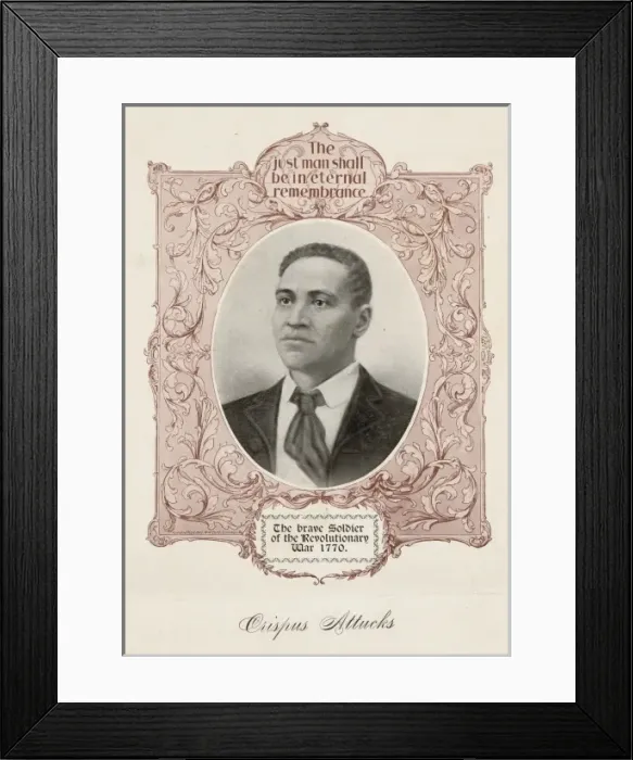 Framed Print : Crispus Attucks Framed Print : Crispus Attucks