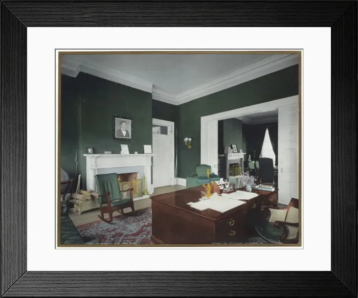 Framed Print : The Presidents office, White House Framed Print : The Presidents office, White House