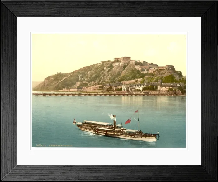 Framed Print : Ehrenbreistein, the Rhine, Germany Framed Print : Ehrenbreistein, the Rhine, Germany