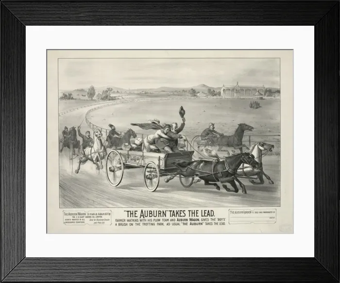 Framed Print : The Auburn takes the lead Framed Print : The Auburn takes the lead
