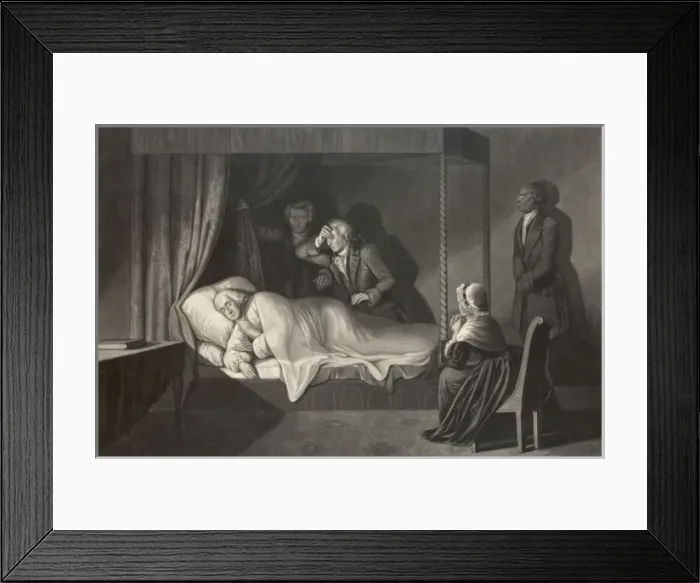 Framed Print : Last moments of Washington Framed Print : Last moments of Washington