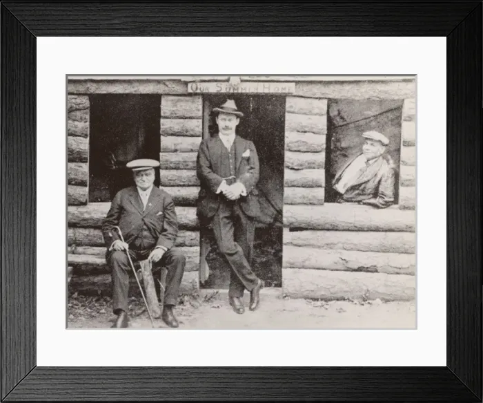 Framed Print : Hot Springs, Ark. (1920), left to right: William A. Pinkerto Framed Print : Hot Springs, Ark. (1920), left to right: William A. Pinkerto