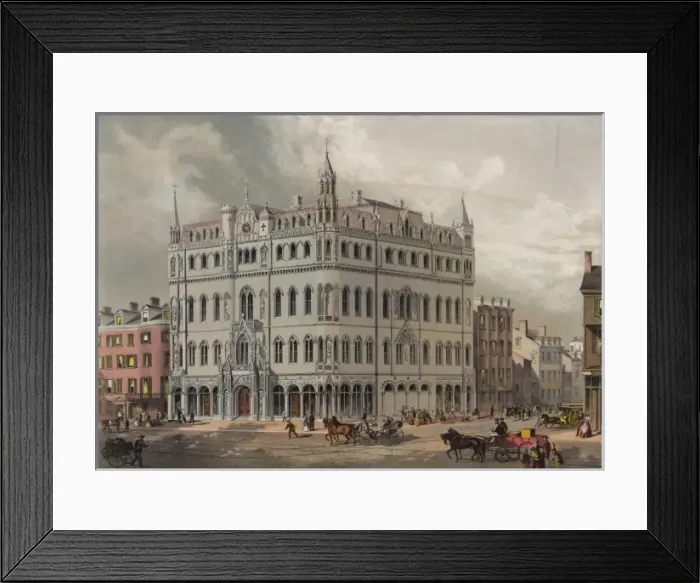Framed Print : The New Masonic Temple - Boston Framed Print : The New Masonic Temple - Boston