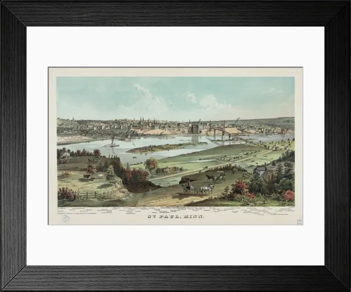 Framed Print : St. Paul, Minn Framed Print : St. Paul, Minn