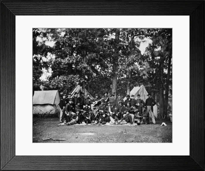 Framed Print : Culpeper, Va. Officers of the US Horse Artillery Brigade com Framed Print : Culpeper, Va. Officers of the US Horse Artillery Brigade com