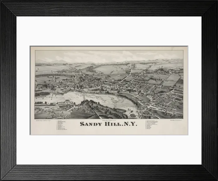 Framed Print : Sandy Hill, N. Y Framed Print : Sandy Hill, N. Y