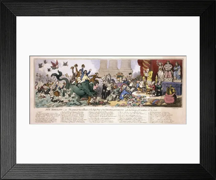 Framed Print : New morality; or The promis d installment of the high-priest Framed Print : New morality; or The promis d installment of the high-priest